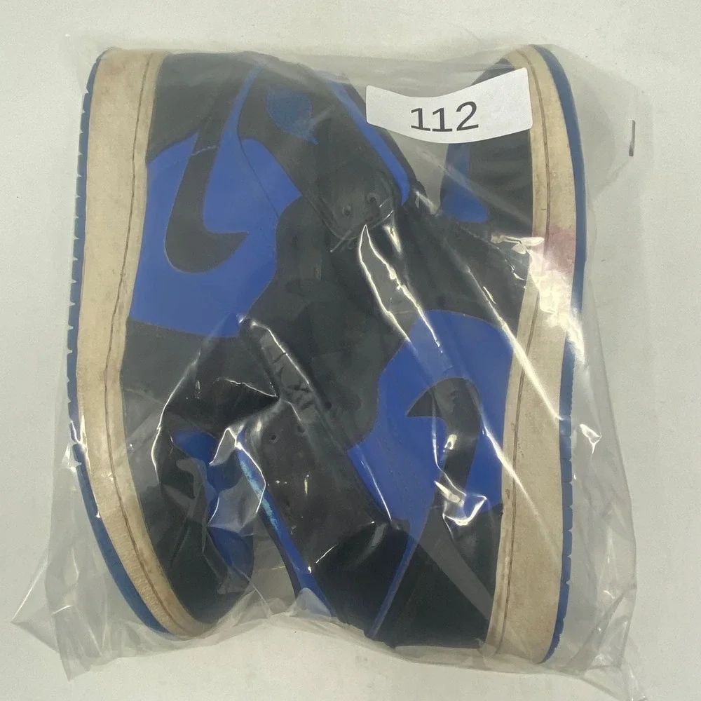 Jordan 1 Mid Royal Blue Black Mens 6Y DQ8423-042 Mid Top Sneakers